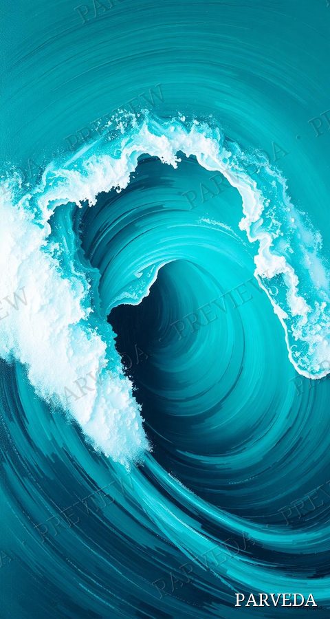 Second Ocean — iPhone wallpaper on an iPhone